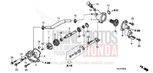 WATER PUMP FES125AB de 2011